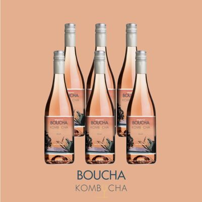 Boucha Kombucha Blush (Karton x6 750ml Flaschen)