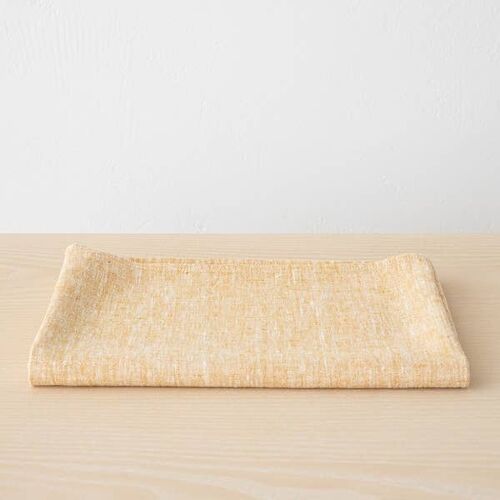 Linen Bath Towel Gold Francesca