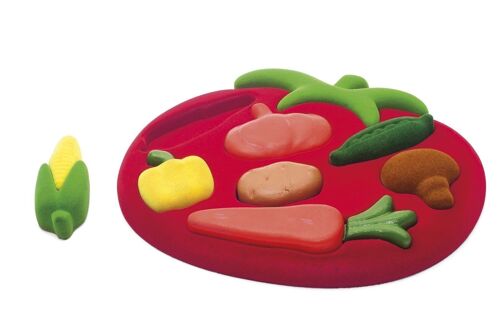 Rubbabu - Puzzle éducatif légumes - 24x20x5cm (packaging)