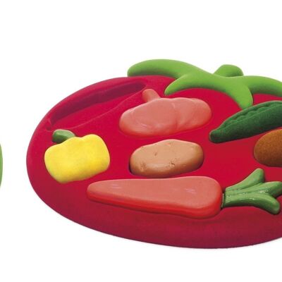 Rubbabu - Vegetable educational puzzle - 24x20x5cm (packaging)
