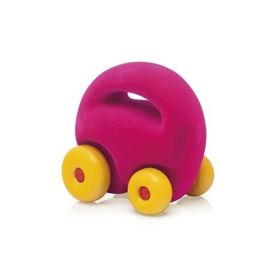 Rubbabu - Pink mascot car - 12x8x12cm (packaging)