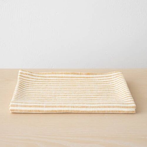 Linen Bath Towel Gold Brittany