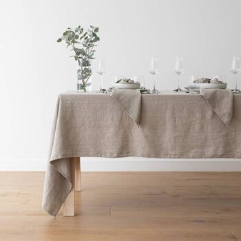 Serviette de table en lin Terra naturel 3