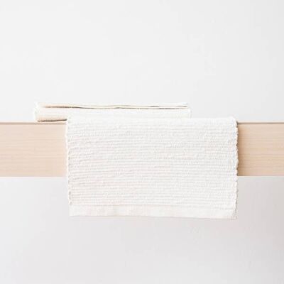 Linen Hand Woven Placemat Off White Lara