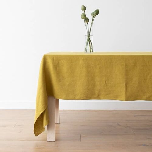 Linen Tablecloth Citrine Lara