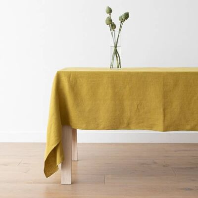 Linen Tablecloth Citrine Lara