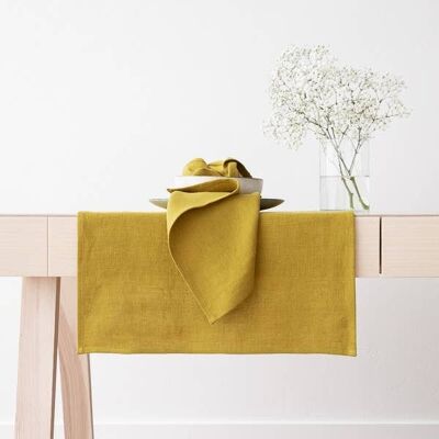 Linen Runner Citrine Lara