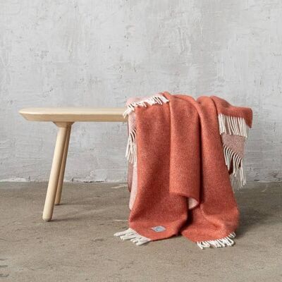 Linen Throw Rust Roberto