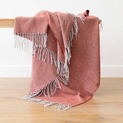 Linen Throw Terra Cota Valeria