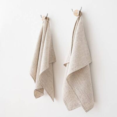 Linen Tea Towels Natural Provence Plain