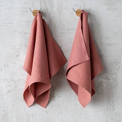 Linen Tea Towels Canyon Rose Lara