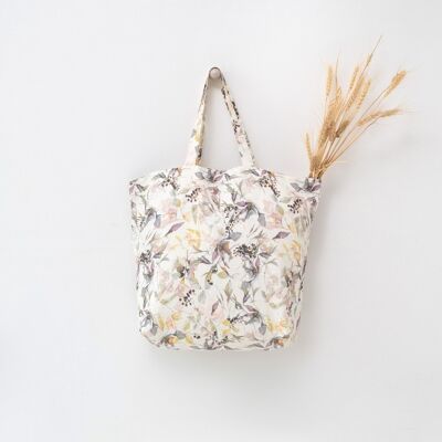 Bolso grande de lino Meadow