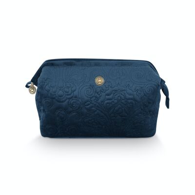 PIP - Monedero Grande Terciopelo Quiltey Days Azul 26x18x12cm