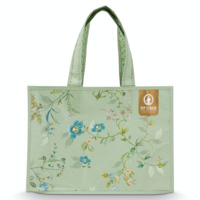 PIP - Tote bag S Kawai Flower Green - 38x17x28cm