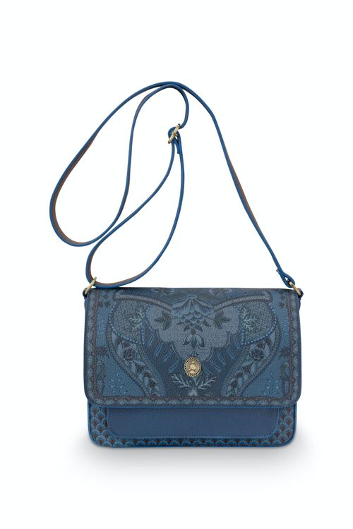 PIP - Cross Body Flap Kyoto Festival Denim Blue 25x7x20cm