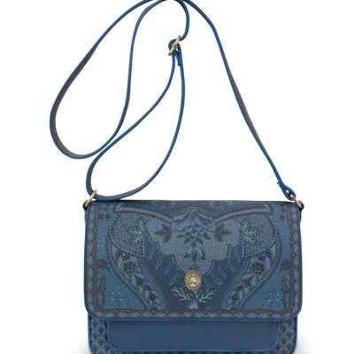 PIP - Cross Body Flap Kyoto Festival Denim Blue 25x7x20cm