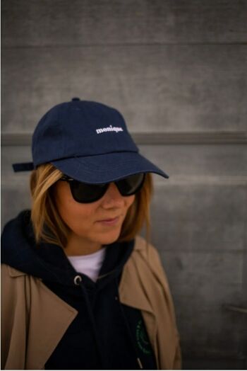 Casquette marine femme