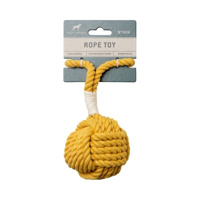 Seilspielzeug für Hunde - Gelb