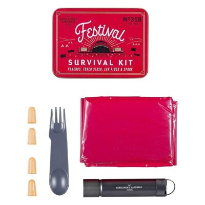 Kit de supervivencia para festivales