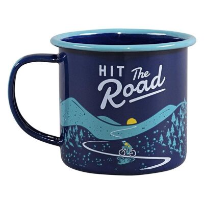 Enamel Mug (325ml) - Blue - Hit The Road