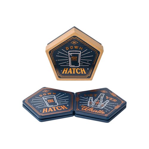 Ceramic Coasters - Beer (Set Of 4)