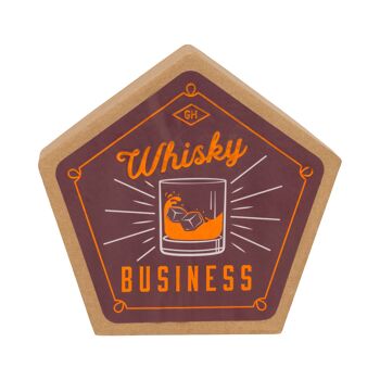 Dessous De Verre En Céramique - Whisky (Ensemble De 4) 2