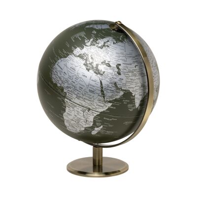 Globe lumineux vert 10"