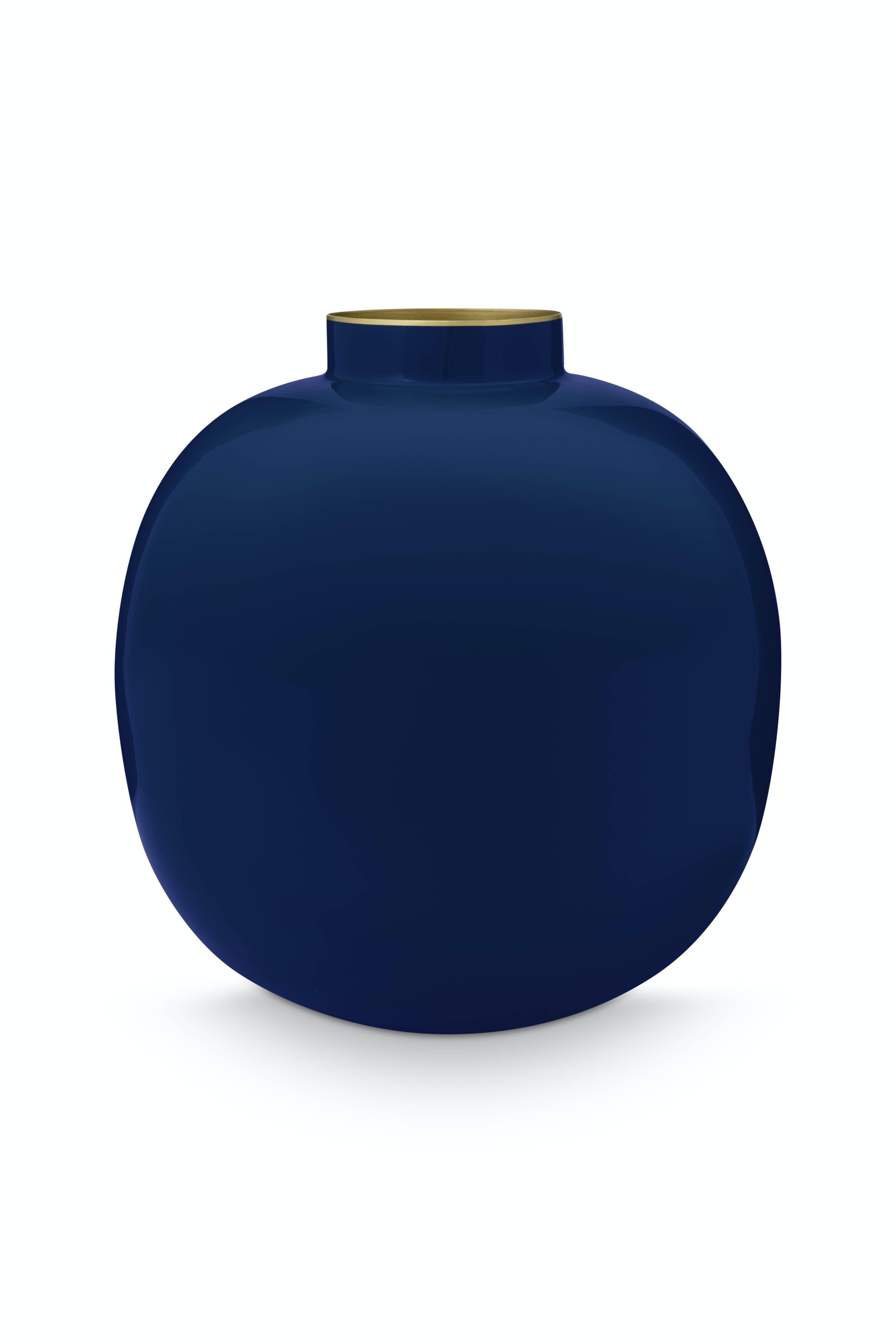 Vaso in metallo blu - 23cm - PIP STUDIO