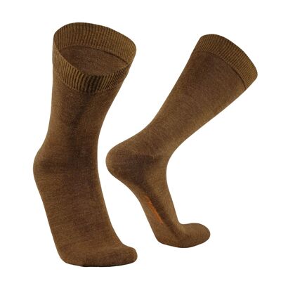 Dress I City Socks I Alpaca, Bamboo & Merino para Hombre y Mujer - Camel | ANDINA AL AIRE LIBRE