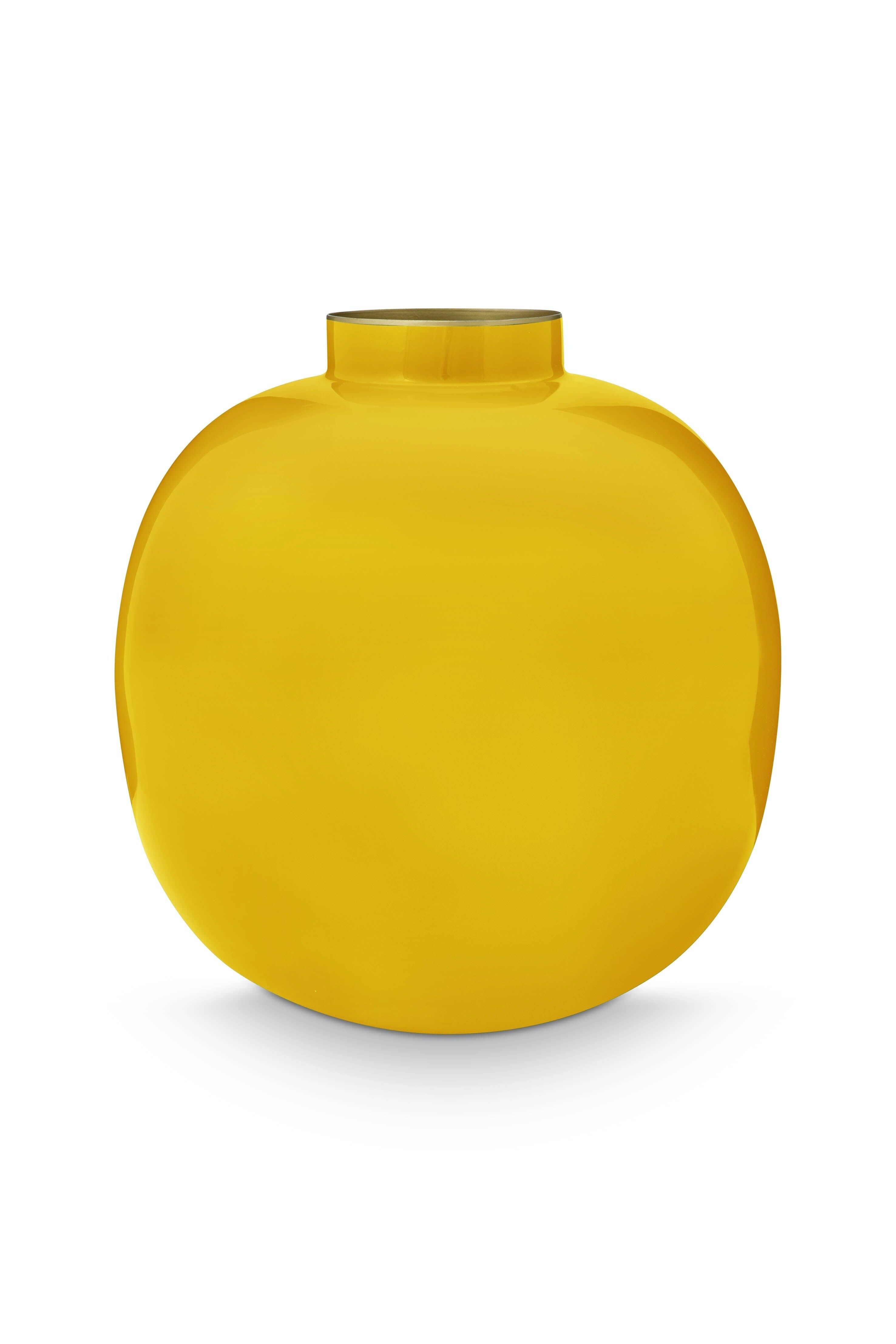 Vaso in metallo giallo - 23cm - PIP STUDIO