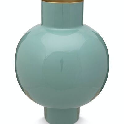 PIP - Vase metal L Light green - 31.5x42cm