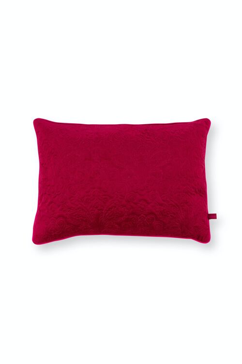 PIP - Coussin Quiltey Days Rose foncé - 50x35cm