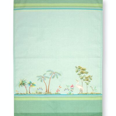 PIP - Pretty Heron Green Tea Towel - 50x70cm