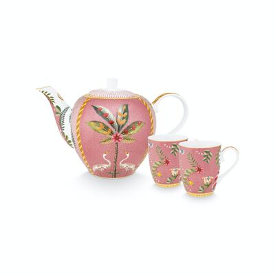 PIP - Tea set La Majorelle Rose 3pcs