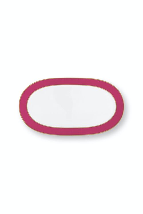 PIP - Plat rectangulaire Pip Chique Or-Rose - 28x16x2cm