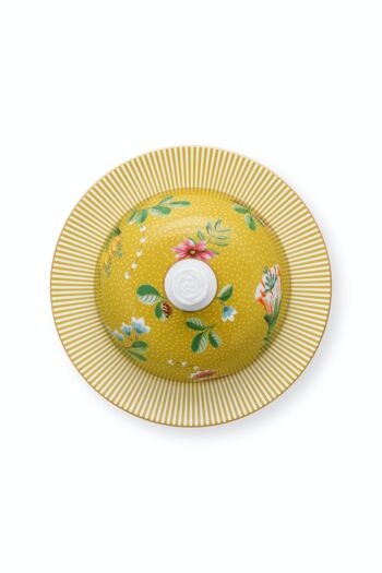 PIP - Beurrier rond La Majorelle Jaune - 17x8cm 3