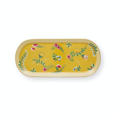 PIP - La Majorelle Yellow Cake Platter 33.3x15.5cm