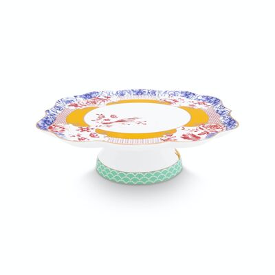 PIP - Mini cake stand Royal Flowers - 24x24cm