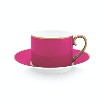 PIP - Par de tazas de té Pip Chique Gold-Rose - 220ml