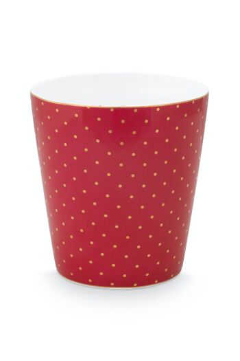 PIP - Petit mug sans anse Royal Stripes Pois Rose 230ml 2