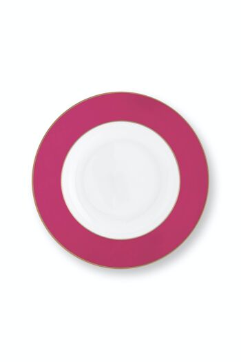 PIP - Assiette creuse Pip Chique Or-Rose - 23,5cm 1