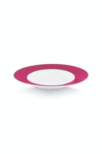 PIP - Assiette creuse Pip Chique Or-Rose - 23,5cm 2