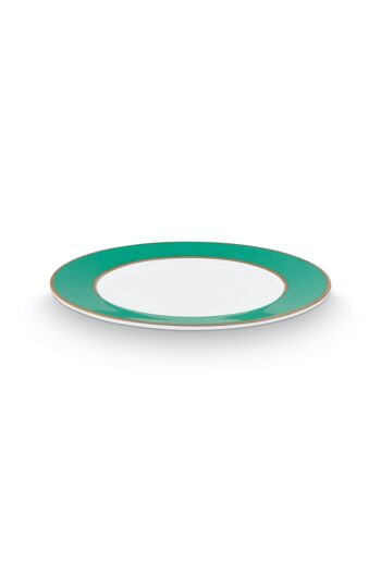 PIP - Assiette dessert Pip Chique Or-Vert - 23cm 2