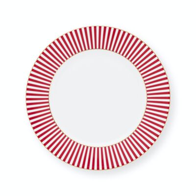 PIP - Royal Stripes Pink Bread Plate - 17cm
