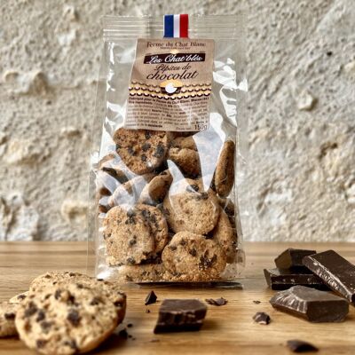 Biscuits "Chat'Blés" aux Pépites de Chocolat - 150g