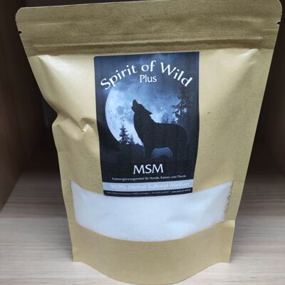 Spirit of Wild MSM Méthylsulfonylméthane pour Chiens 150g