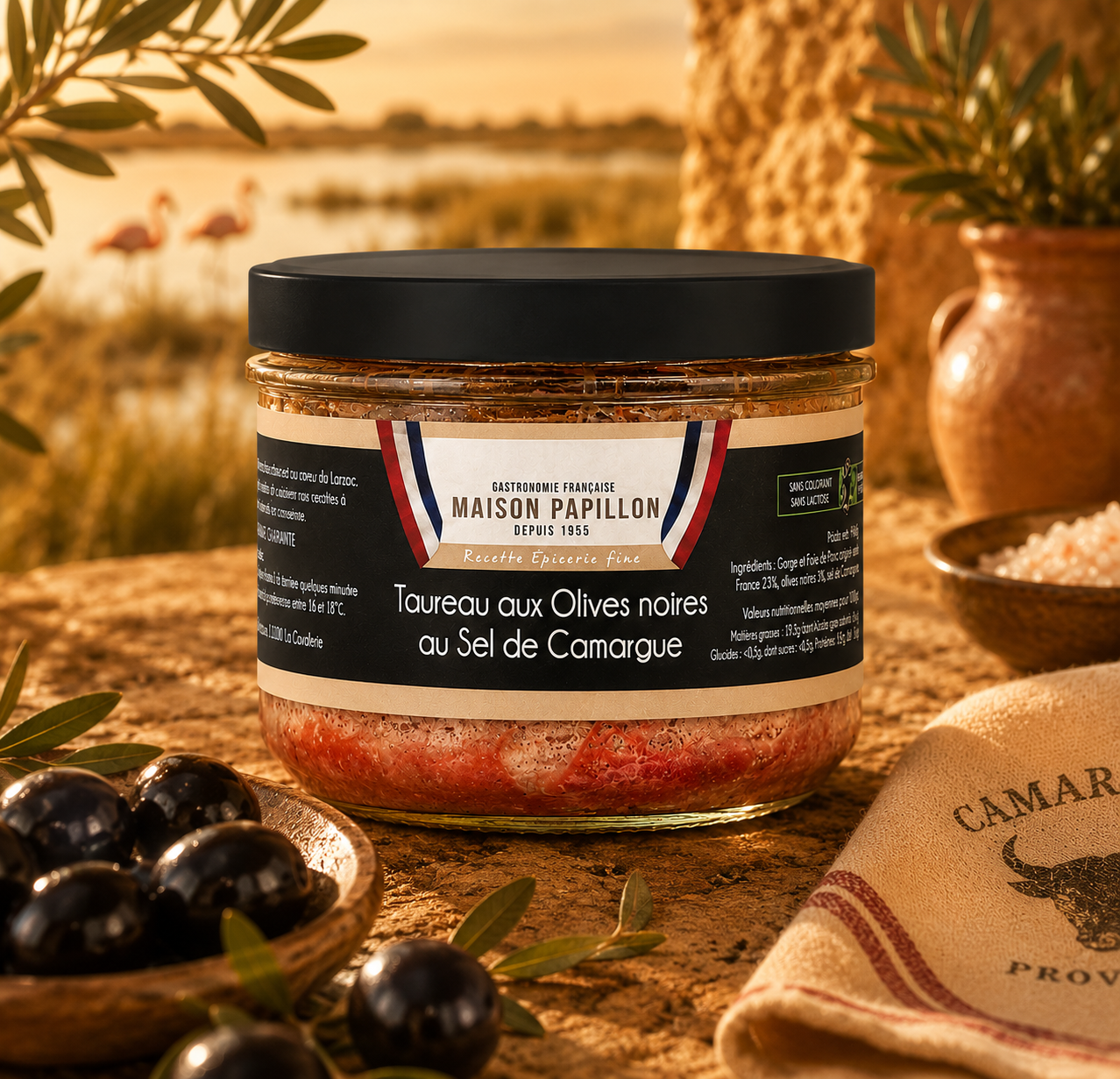 Bull Terrine with Camargue Salt 160g