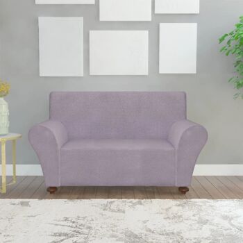 131086 Homestoreking Stretch Couch Housse Gris Polyester Je