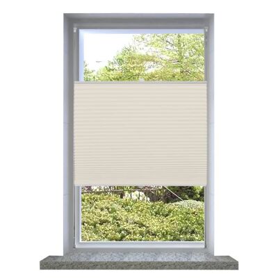 240617 Pleated Blind 40x100cm Cream