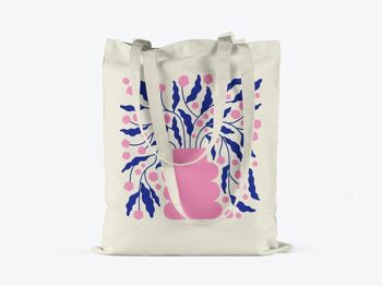 Sac en coton / Céramique Et Fleurs 7